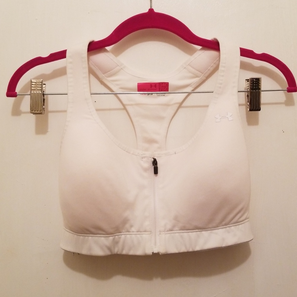 Front Zip High Impact Under Armour Sports Bra 34C